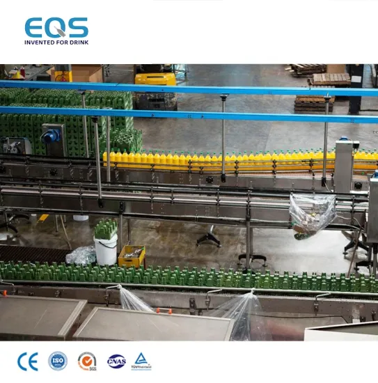 Automatic PET Bottle Apple Juice Washing, Filling, and Sealing Machine Production Line