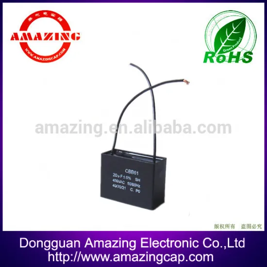 New arrival hot selling powerful ceiling fan capacitor cbb61 20UF 450V