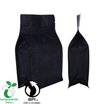 Fabricante de bolsos compostables certificados con cierre redondo Ziplock Bpi resellable en China