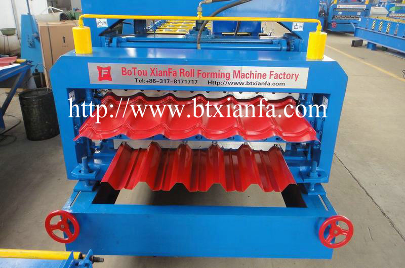 Metal Roof Sheet Double Layer Making Machine