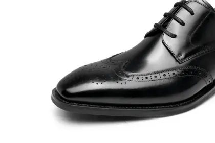 Wing Tip Genuine Leather Men's Shoes