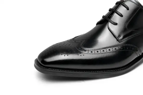 Wing Tip Genuine Leather Men's Shoes