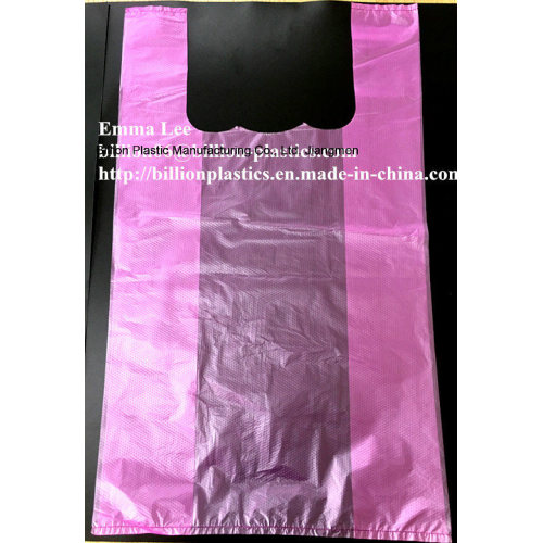 HDPE Plastic T-Shirt Handle Bag Plastic Carrier Bag