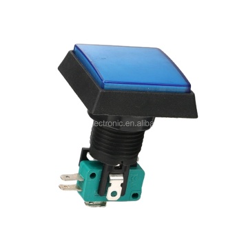 Interruptor de botón LED cuadrado iluminado para la máquina de juego