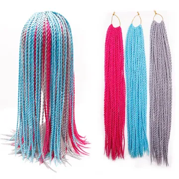 High quality senegalese twist Wholesale Price 30 Strands Ombre Jumbo Braid Senegalese Braid Twist Crochet Hair Extension