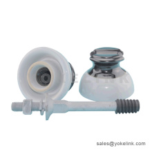 Pasador aislante de cruceta con cabeza de nailon