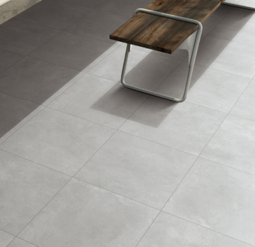 Grey EB26622: 2cm Cement Design Outdoor Porcelain Floor Tiles for Heavy Traffic Driveways
