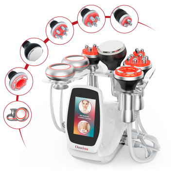 Omeina 6 σε 1 EMS Multifunction microcurren 80K υπερήχων μηχανή καύσης λίπους RF σύσφιξη δέρματος προσώπου
