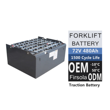 72V 480Ah 8PZB480 PZB PZS Battery for Jungheinrich Forklift - TEU 3T