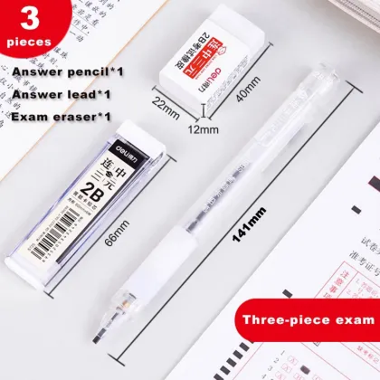 Special Deli S839 Mechanical Pencil Set for Exams - 2B Lead and Eraser