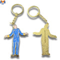 Ceardaíocht miotail díoltóirí keychain saincheaptha cruan