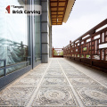 Siheyuan yekushongedza pasi Tile 300x300 grey zvidhinha