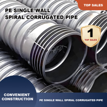 20mm PE Tek Cidarlı Spiral Koruge Boru