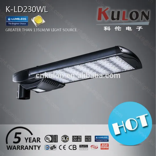 High power modular waterproof 230w led street light