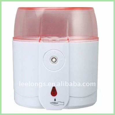 850ml Pink White Plastic Public Sensor Liquid Soap Dispenser Box