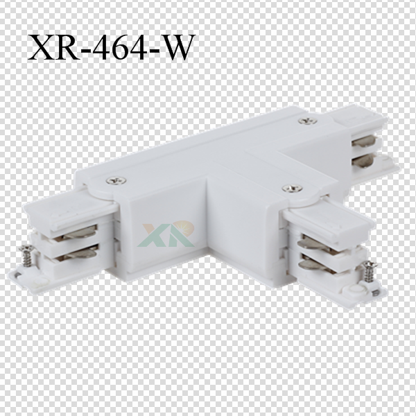 3 phase Track T Connector  in white