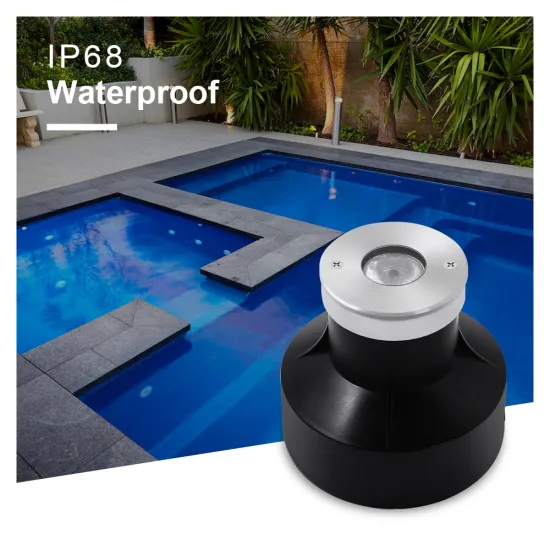 IP68 Waterproof Recessed Pond Lamp 1W-3W 12V LED Underwater DMX RGB Swimming Pool Light