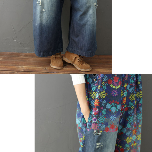 China Women Long Casual Loose Bib Pants Supplier