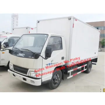 Min JMC Refrigerator Truck 3Tons Freezer Van Trucks