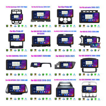 2DIN Android Car Stereo Radio with GPS Navigation for KIA Series
