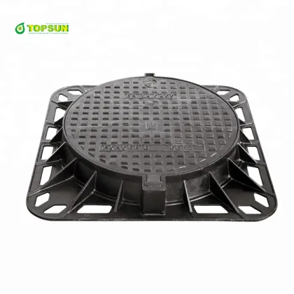 Ductile Iron Square foundry Manhole Cover EN124 D400