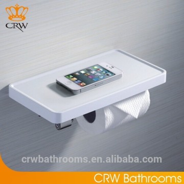 CRW F31011 Bathroom phone shelf with Roll Holder