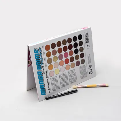 Custom Design Cosmetics Eyeshadow Palette Paper Package Box