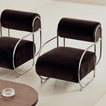Retro Style Lazy Sofa Chair for Living Room