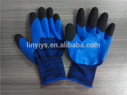 Best selling products/work gloves with rubber/free samples