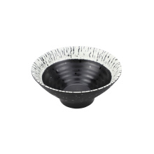 Ware de melamina de tinta en blanco y negro de 8.5 pulgadas