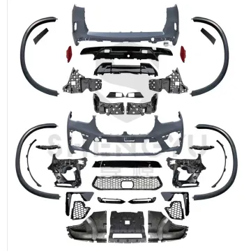 BMW X5 G05 2021-2022 Front and Rear Bumper Kit with Grille and Rear Lip Eyebrows - X5M Style