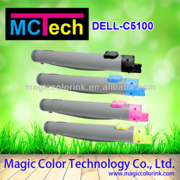 C5100 BK C M Y Compatible Toner cartridges for Dell 5100