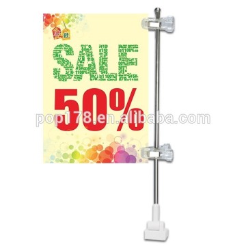 metal standing paper clip for advertising display