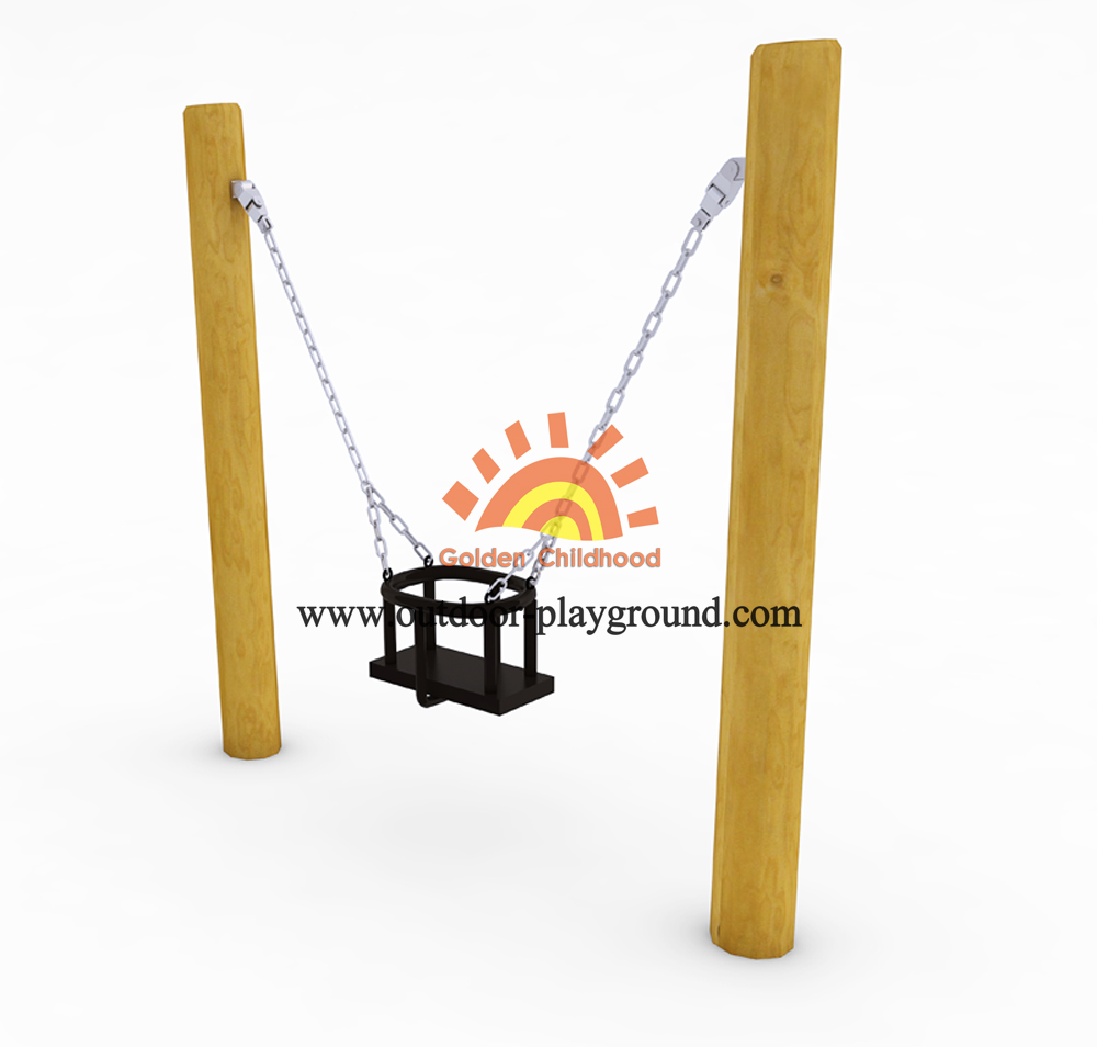 children's wooden swing sets