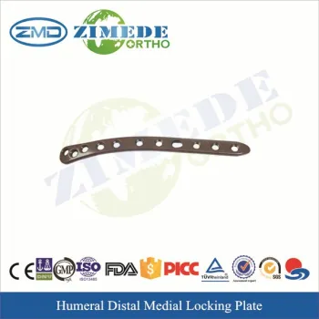 Humeral distal lateral locking plate upper limbs fracture implants