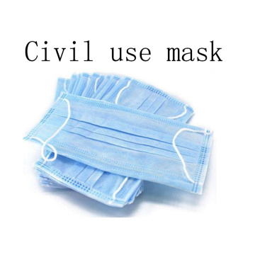 Disposable anti-foam three-layer protective mask boys girls