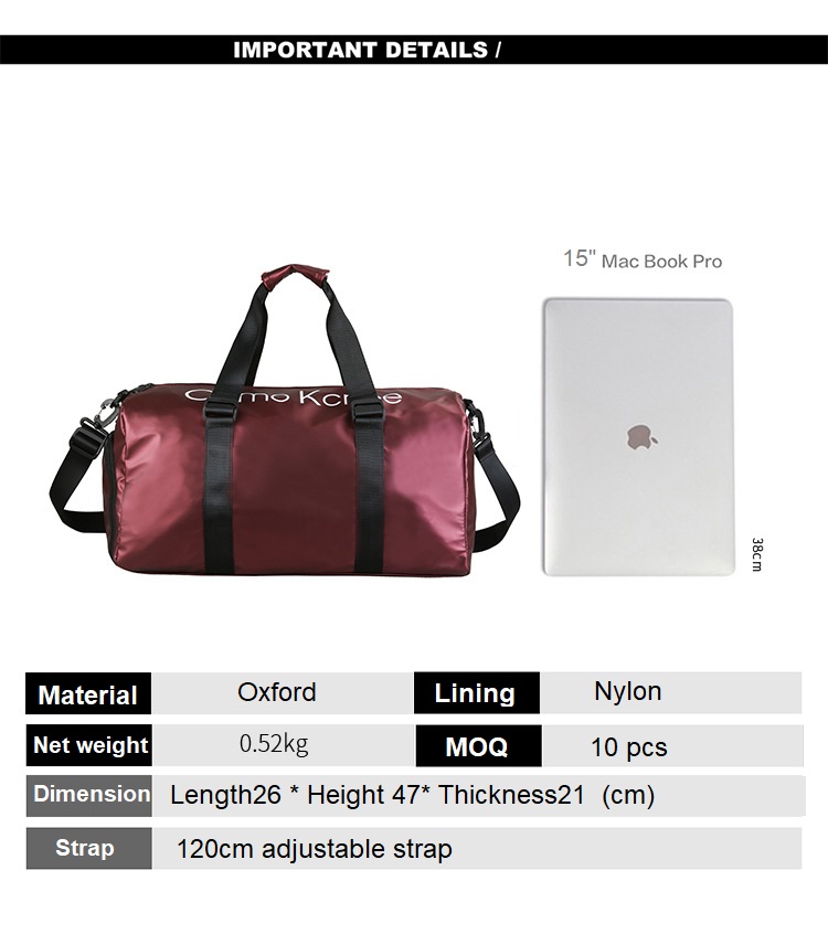 Pink Duffel Bag 8