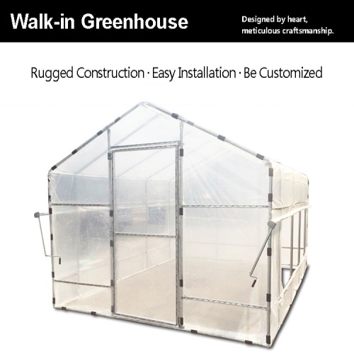 Agricultural Plastic Garden Walk-in Greenhouse
