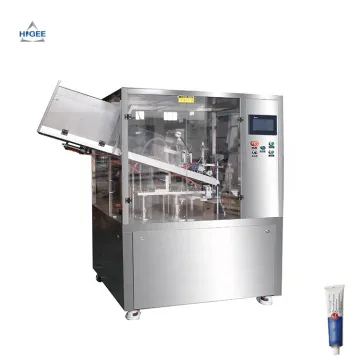 High Viscous Cosmetic Cream and Lotion Filling and Sealing Machine