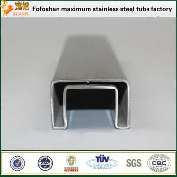 Stainless steel pipes astm 304 bright slotted tubing