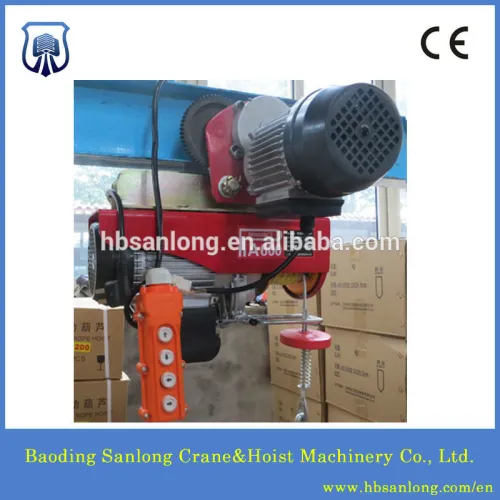 Hgs-b Wire Rope Electric Hoist With Trolley, High Quality Hgs-b Wire