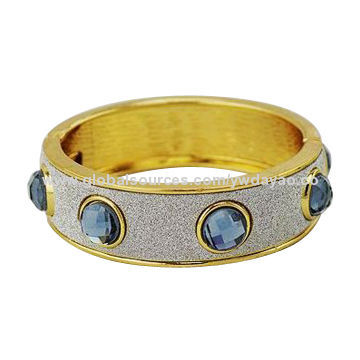 2014 fashionable gold jewelry stainless steel metal bangles