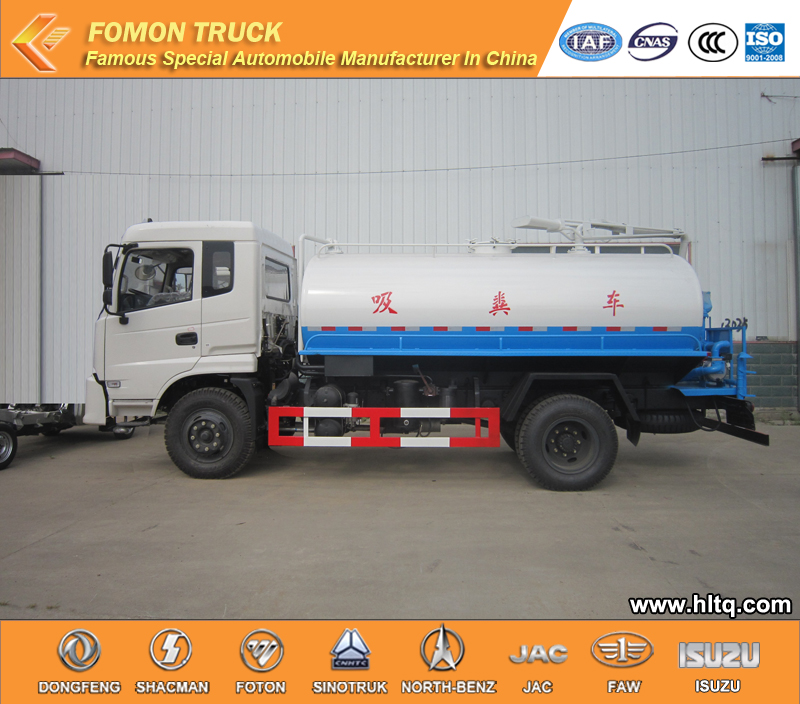 fecal transport truck