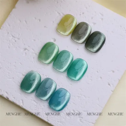 MH New Arrival Cyan Cateye Gel Polish Kit