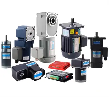 Speed Regulating Motors with Control Drive - 15W to 120W, Various Diameter and Phase Options