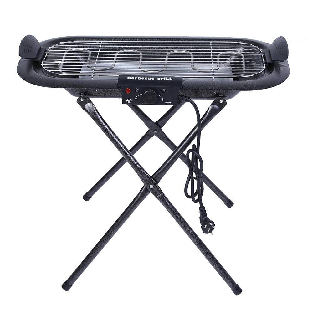 Elektrisk grillgrill BBQ Kolgrill 2000w