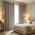 لوحة ستارة نافذة ذات ظل كامل منسوجة وناعمة