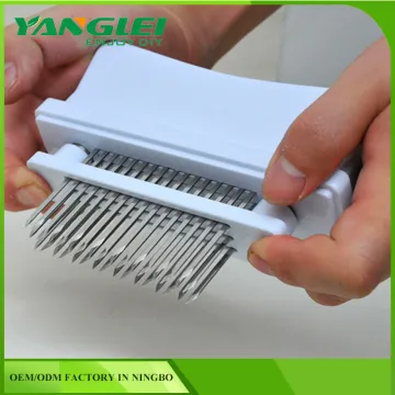 equipment kitchen machine meat tenderizer 16 blade stainless steel meat tenderizer