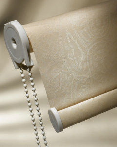 Manual Blackout Fabric Roller Blind , Contemporary Roller Blinds