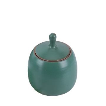 Modern Porcelain Small Ceramic Airtight Food Storage Jars for Tea and Coffee
